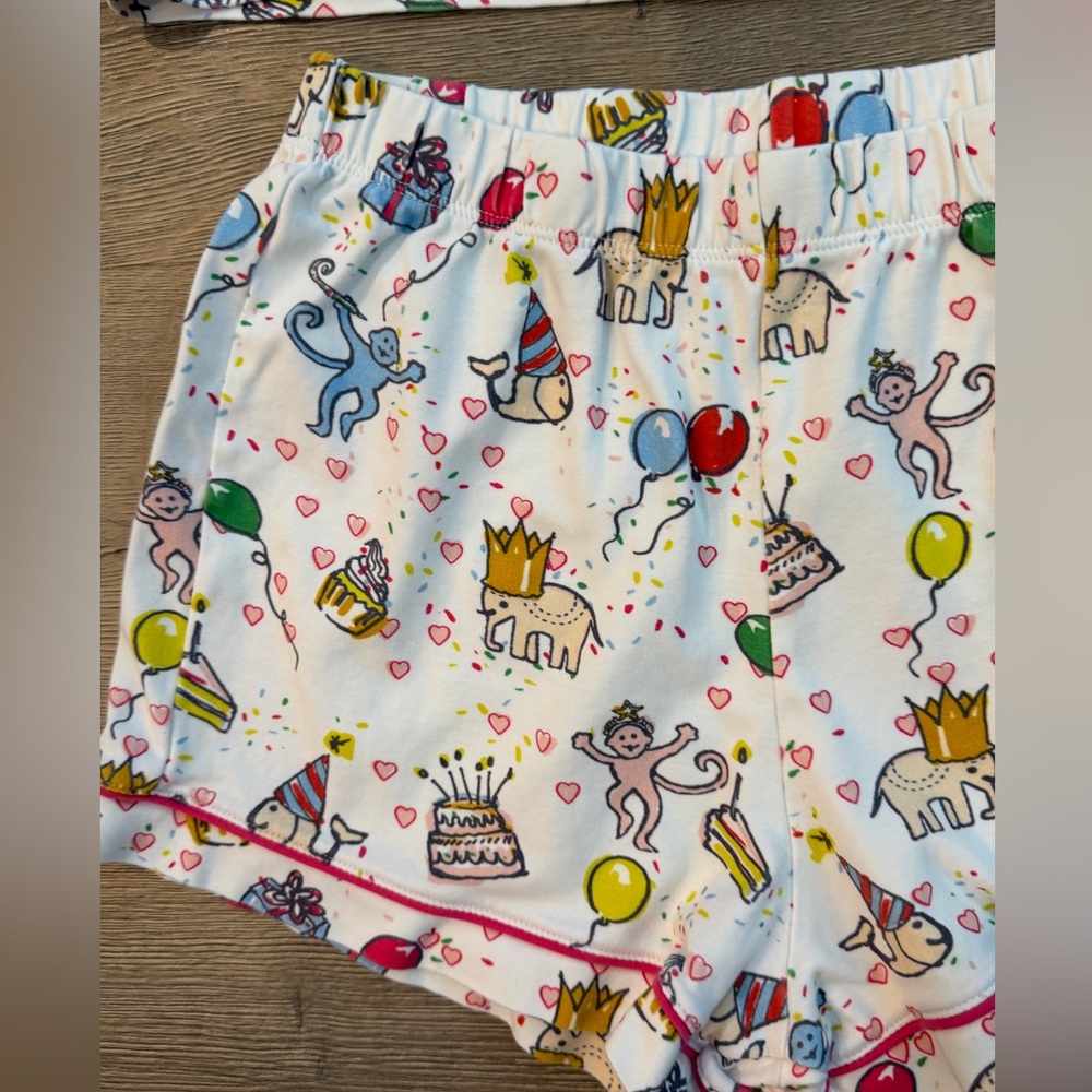 Roller Rabbit Birthday Bonanza Polo Pajamas Set XXS - Picture 3 of 8